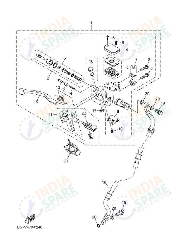 FRONT MASTER CYLINDER